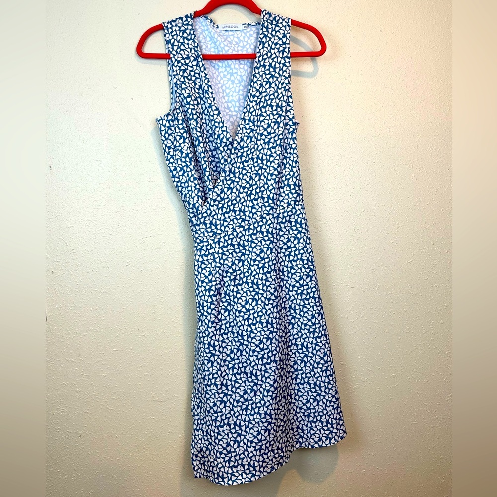 Misslook Patterned Wrap Dress
